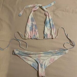 Frankie's Bikinis Pastel Tie-Dye Bikini